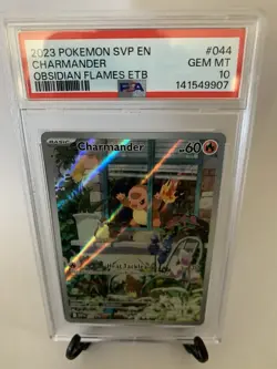 PSA 10 Charmander 044 SVP Promo Pokemon Obsidian Flames ETB GEM MINT - Image 2