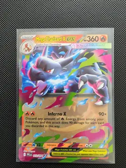 Pokemon Mega Charizard X ex 013/094 Double Rare Phantasmal Flames English NM/M - Image 1