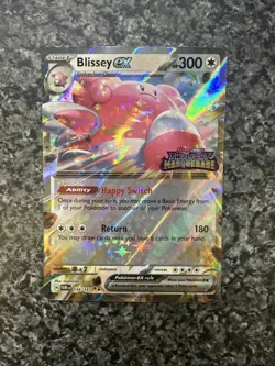 Pokemon TCG - Blissey EX - Twilight Masquerade - 134/167 - Stamped Promo - MINT! - Image 1