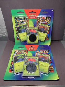 Pokemon TCG - Sealed 2x Enhanced 2-Pack Blister Ft Vileplume Evolution Line New - Image 1