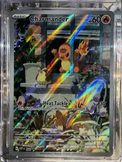2023 Pokemon Obsidian Flames Charmander Black Star Promos 044 CGC Gem Mint 10 - Image 3