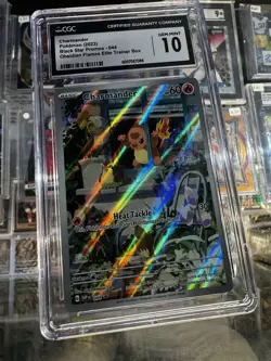 2023 Pokemon Obsidian Flames Charmander Black Star Promos 044 CGC Gem Mint 10 - Image 5