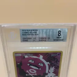Koffing 243/236 Pokemon Cosmic Eclipse Secret Rare Full Art Holo Foil BGS 8 - Image 3