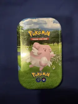 2022 Pokemon GO TCG Blissey Mini Tin Sealed - Image 1