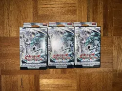 YuGiOh x3 Structure Deck: Saga of Blue-Eyes White Dragon Unlimited NEW Set - Image 1