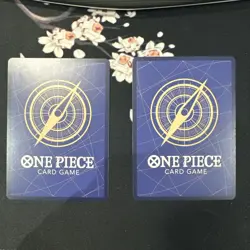 2 x Monkey D Luffy P-037 1st Anniversary Tournament STAMP Promo Holo One Piece - Image 2