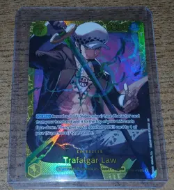 Trafalgar Law op10-119 *SEC* FULL ART HOLO FOIL - One Piece English - Image 1