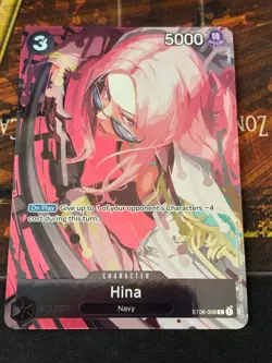 One Piece TCG Hina ST06-008 Alt Art Best Selection Vol.2 Promo NM ENGLISH - Image 1