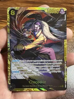 ONE PIECE CCG | Crocodile OP14-120 (SEC) THE AZURE SEA'S SEVEN | ENGLISH - Image 1