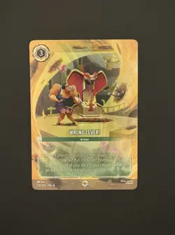 Disney Lorcana enchanted Wrong Lever! - Reign of Jafar 216/204 - Image 1