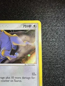 Pokemon Tauros Holo 5/17 from Pop Series 2 in DMG condition! - Image 4