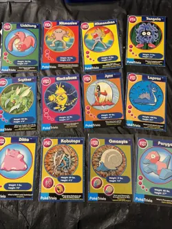 PokeTrivia Lot Of 12 Pokemon Cards Total Hitmonchan, Hitmonlee, And More - Image 1