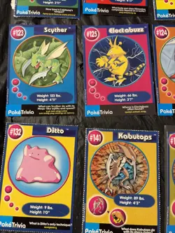 PokeTrivia Lot Of 12 Pokemon Cards Total Hitmonchan, Hitmonlee, And More - Image 2