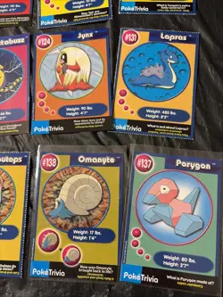 PokeTrivia Lot Of 12 Pokemon Cards Total Hitmonchan, Hitmonlee, And More - Image 3