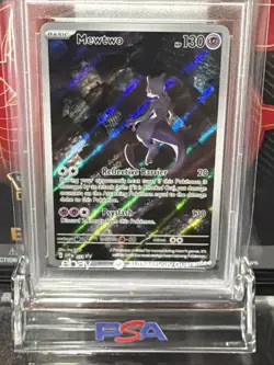 PSA 10 GEM MT 💎 - 2023 Pokemon S&V 151 UPC Black Star Promo Mewtwo #52 - Image 4