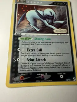 Absol 15/92 EX Legend Maker Stamped Reverse Holo Pokemon TCG LP+ - Image 2