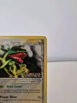 Pokemon Rayquaza #13 Reverse Foil Stamped Ex Delta Specie 2005 English - Image 4
