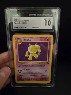 Pokemon 1999 Fossil Hypno 23/62 CGC 10 Gem Mint English Vintage Card - Image 1