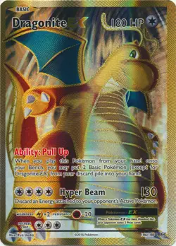 Dragonite-EX - 106/108 - Full Art Ultra Rare DMG, English Pokemon Evolutions - Image 1