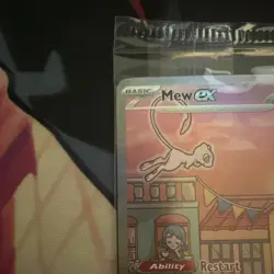Pokemon Mew Ex SVP 053 Pokemon TCG Scarlet Violet 151 Black Star Promo Sealed - Image 2