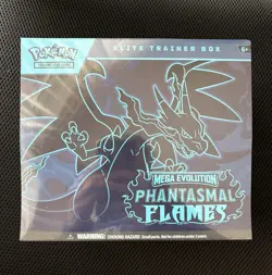 Pokemon TCG - Mega Evolution - Phantasmal Flames - Elite Trainer Box - Sealed - Image 1