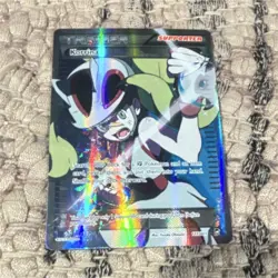 Pokemon TCG Korrina Full Art Ultra Rare Holo XY Furious Fists 111/111 Trainer - Image 1