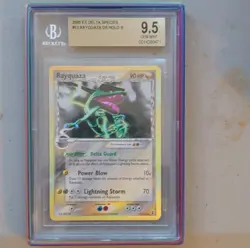 Pokemon EX Delta Species Rayquaza Holo Rare 13/113 Beckett Graded 9.5 - Image 1