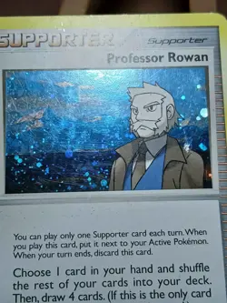 Pokemon HP Professor Rowan 112/130 Holo Rare Trainer Diamond & Pearl - Image 5