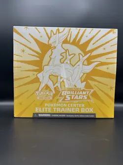 Brilliant Stars Pokemon Center ETB Sword &Shield Elite Trainer Box Loose Plastic - Image 1