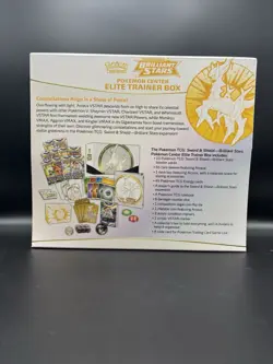 Brilliant Stars Pokemon Center ETB Sword &Shield Elite Trainer Box Loose Plastic - Image 3