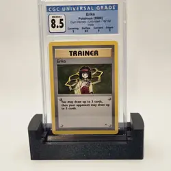 Erika Trainer Pokemon Gym Heroes 16/132 Unlimited Holo Rare CGC 8.5 - Image 1