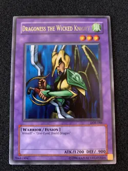 Dragoness the Wicked Knight (LOB-086) The Legend of Blue Eyes White Dragon NM - Image 1