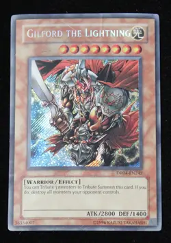 Yu-Gi-Oh - Blue-Eyes White Dragon YAP1-EN001 / Gilford The Lightning DR04-EN242 - Image 2
