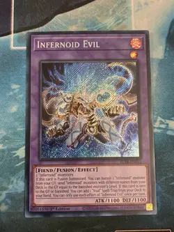 Yugioh | Infernoid Evil BLTR-EN013 1st Edition Secret Rare Near Mint NM - Image 1