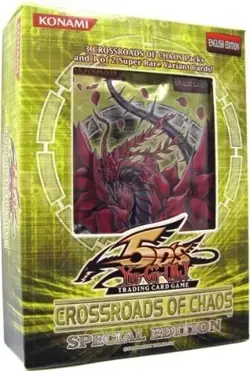 YUGIOH CROSSROADS OF CHAOS SPECIAL EDITION (3 BOOSTER PACKS) FACTORY SEALED NEW - Image 1