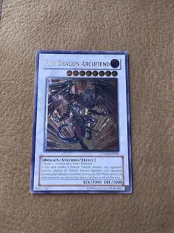 Red Dragon Archfiend Ultimate Rare Light Play - Image 1