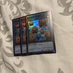 x3 YuGiOh Kuriboh Token OP30-EN027 Super Rare Playset NM Free Ship & Tracked - Image 1