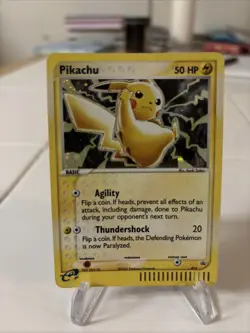 Pokemon Pikachu TCG Black Star Promo 012 E-Reader Holo Card 2003 - Image 1