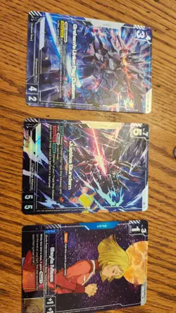 Gundam tcg cards union flag custom justice Gundam sala mass - Image 1