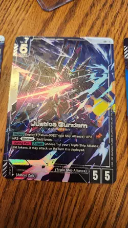 Gundam tcg cards union flag custom justice Gundam sala mass - Image 2