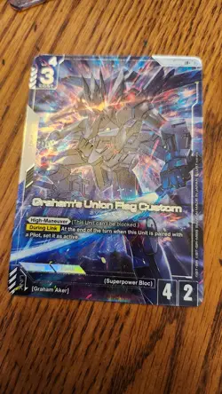 Gundam tcg cards union flag custom justice Gundam sala mass - Image 4