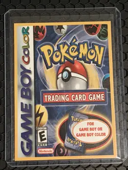 POKEMON Trading Card Game TGC Promo Item FLIP/FOLDING CARD Gameboy Color - MP - Image 1