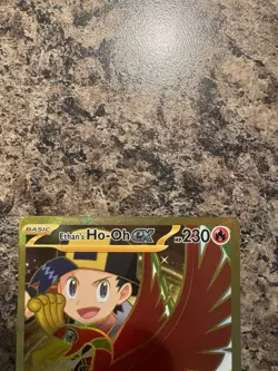 Pokemon TCG: Ethan's Ho-Oh EX Gold Hyper Rare Card 239/182 Destined Rivals - Image 3