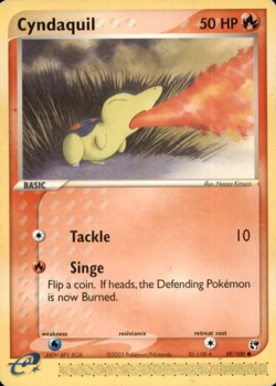Pokemon TCG - Cyndaquil - EX Sandstorm - Uncommon Card - 59/100 - Image 1