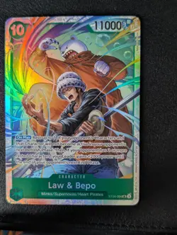 Law & Bepo - ST24-004 - SR Holo - One Piece Card Game N/M - Image 1