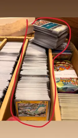 Pokemon TCG Joblot Bulk card English Bundle Collection - Ca. x1000 Cards Lot #2 - Image 1