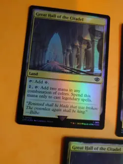 Great Hall of the Citadel x3 LOTR LTR Land Magic the Gathering 3 Card. foil - Image 5