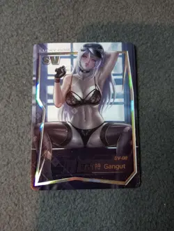 Gangut Azur lane SV08 lucky goddess 2 goddess story waifu anime card - Image 1