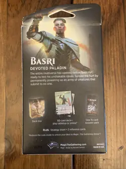 Magic The Gathering Basri Planeswalker Deck Core Set 2021 NEW SEALED - Image 2