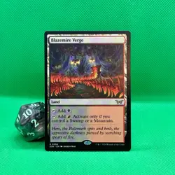 MTG | Blazemire Verge, Duskmourn: House of Horror set, Regular Rare - Image 1